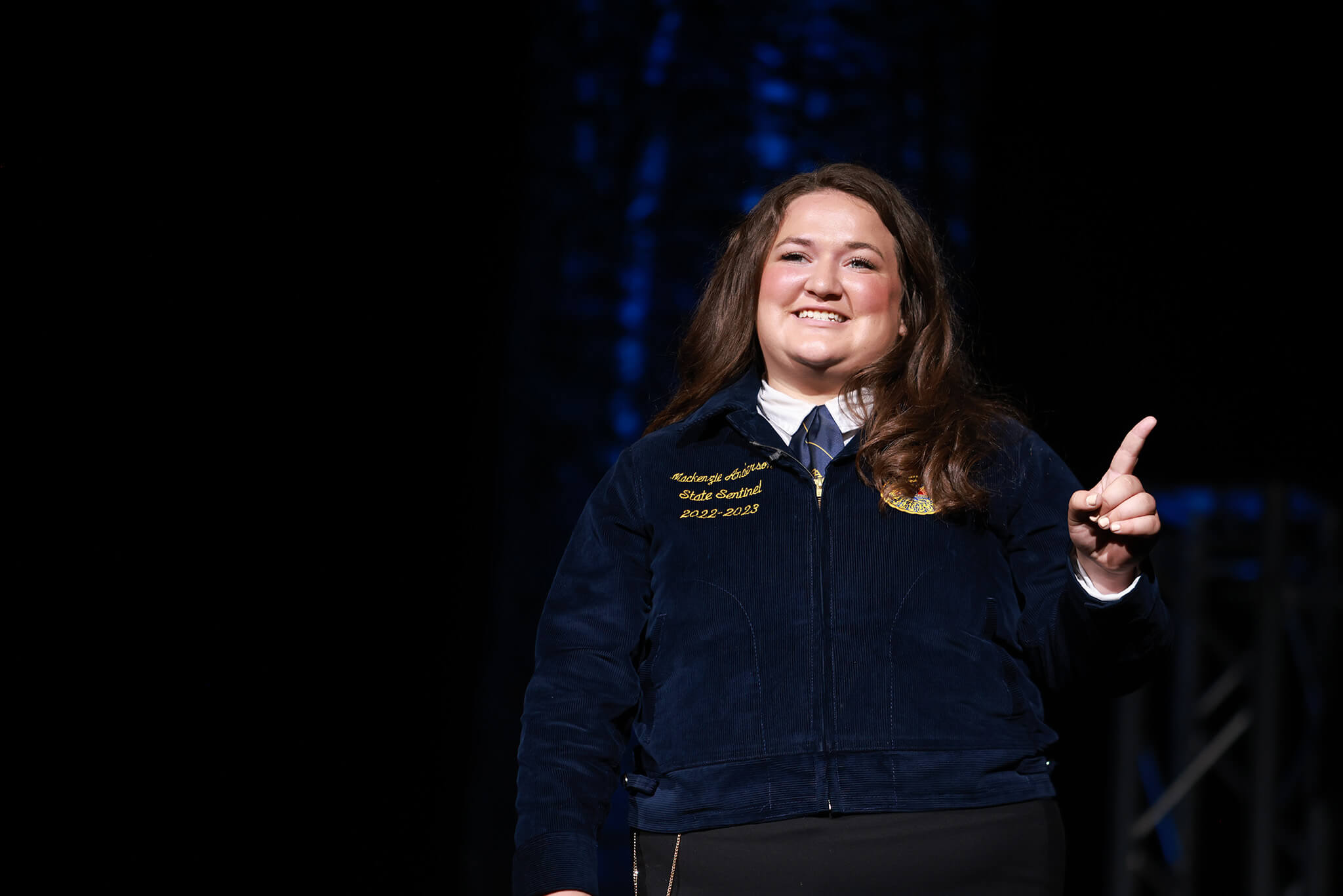 Image for 2022-23 Kansas FFA Sentinel Mackenzie Anderson Delivers Retiring Address