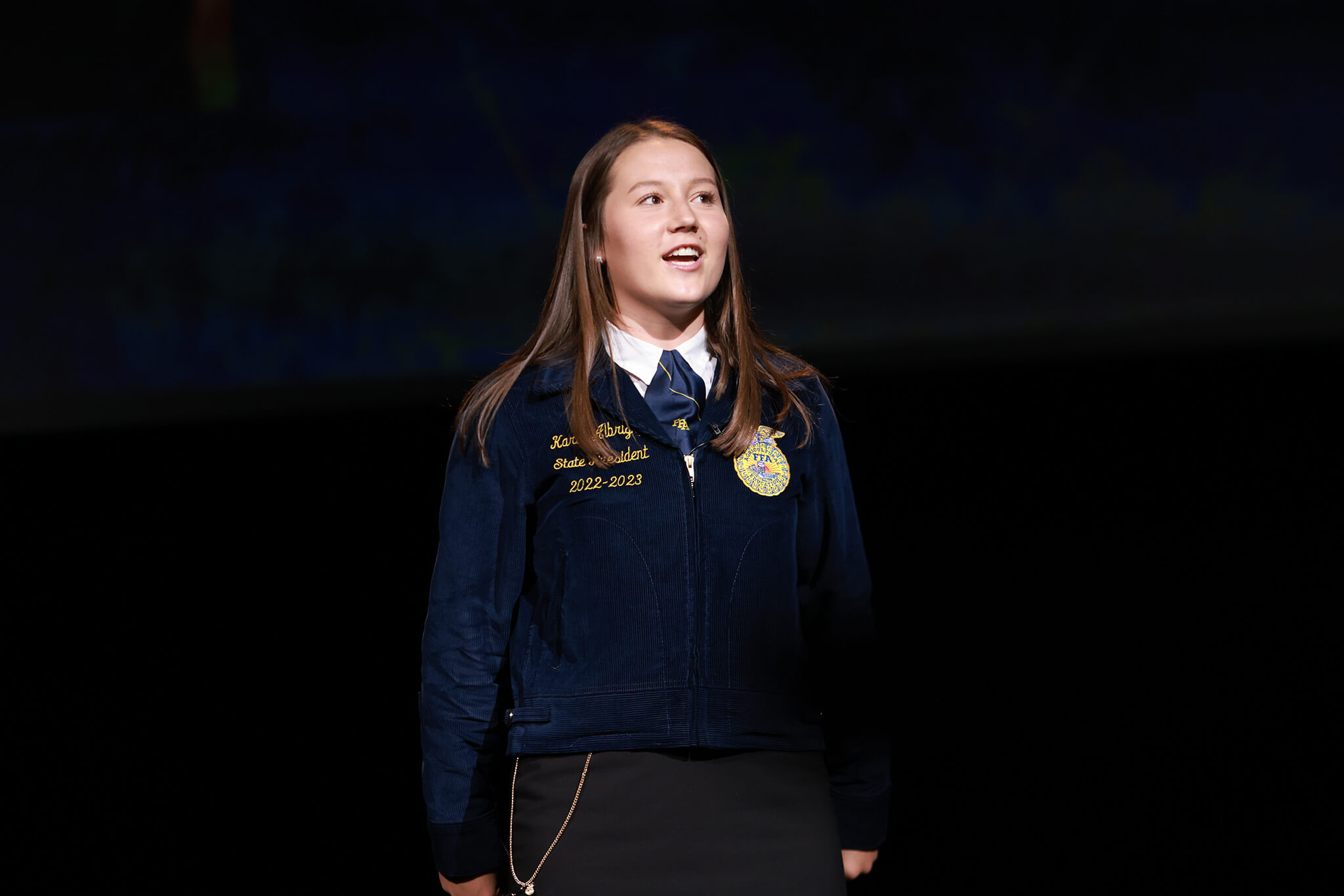 Image for 2022-23 Kansas FFA President Karlie Albright Delivers Retiring Address