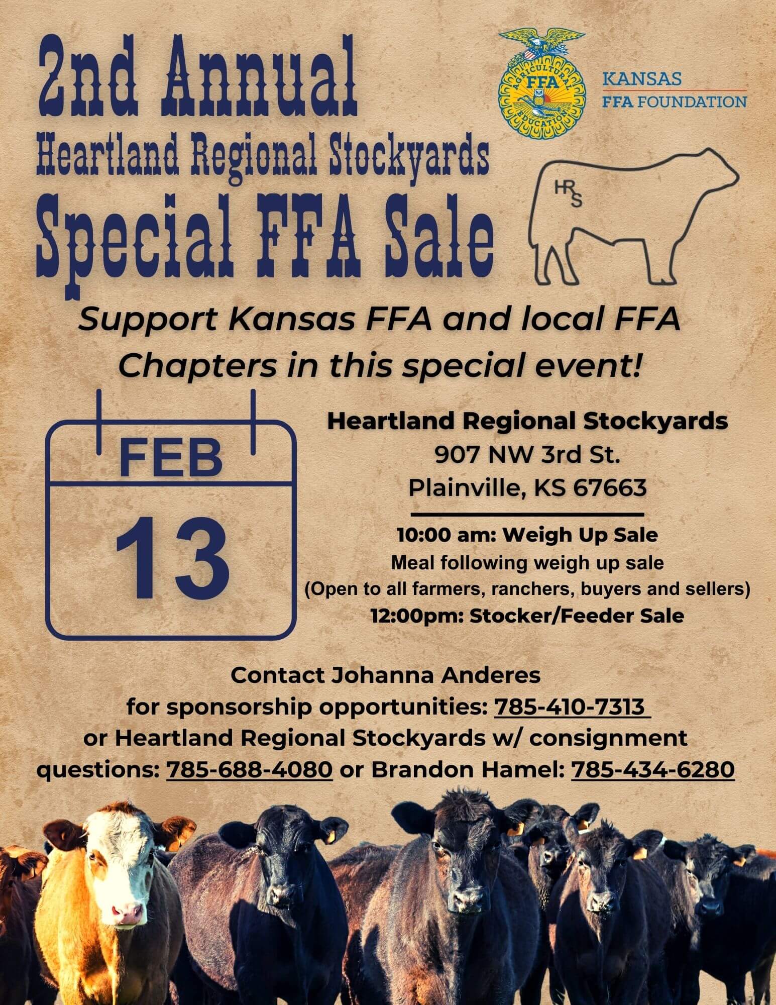Image for 2nd Annual Special sale to support Kansas FFA members and chapters