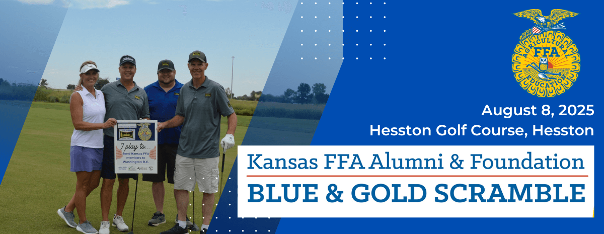 Image for Kansas FFA Blue and Gold Golf Scramble Set for August 8